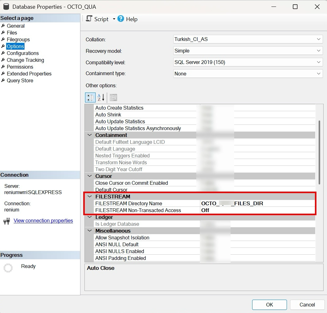 Database Konfigurasyon
