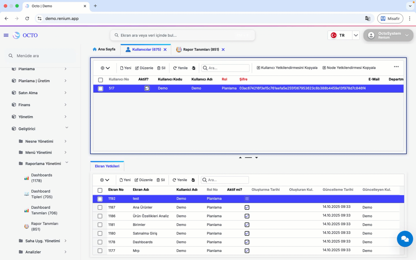 Report Screen Linking